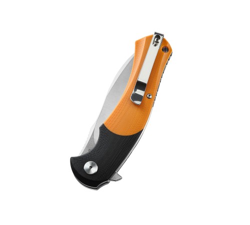 Нож Bestech Penguin сталь D2, рукоять G10 черно-оранжевая