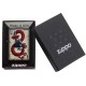 Зажигалка ZIPPO Dragon Ace с покрытием Black Matte, латунь/сталь, чёрная, матовая, 38x13x57 мм