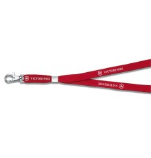 Шнурок на шею VICTORINOX, с карабином, красный, полиэстер / цинковый сплав