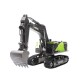 Радиоуправляемый экскаватор HUI NA TOYS 2.4G 22CH 1/14, зеленый RTR