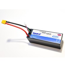 Аккумулятор Li-Po Spard 4200mAh, 14.8V, 50C,  XT60,  Hardcase для автомоделей 1/10, 1/8