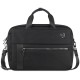 Портфель мужской BUGATTI Nero 15'', чёрный, нейлон 1680D/кожа, 42х10х30 см