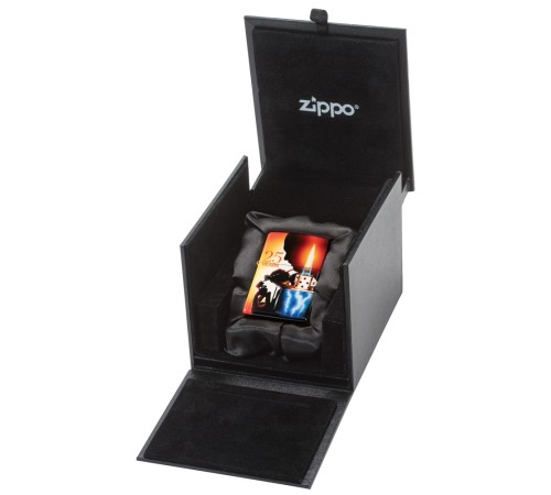 Зажигалка ZIPPO Mazzi с покрытием 540 Matte, латунь/сталь, разноцветная, матовая, 38x13x57 мм