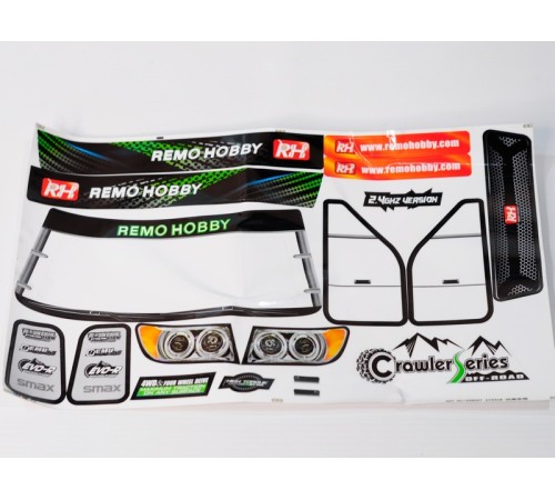 Кузов красный для краулера Remo Hobby Trial Rigs 1/10