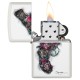 Зажигалка ZIPPO Spazuk с покрытием White Matte, латунь/сталь, белая, матовая, 38x13x57 мм