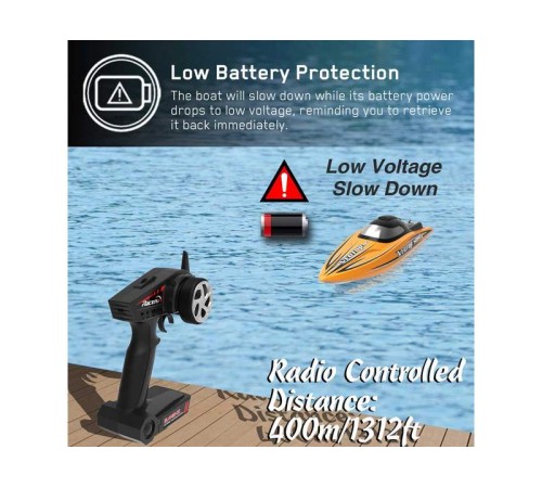 Радиоуправляемый катер Volantex RC Vector SR80 PRO Brushless 2.4G ARTR