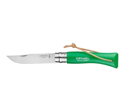 Нож Opinel №7 Trekking нержавеющая сталь, зеленый, 002210