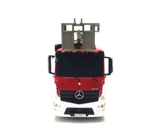 Радиоуправляемая пожарная машина Double Eagle Mercedes-Benz ANTOS 1/26 2.4G брызгает водой RTR
