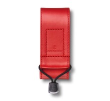 Чехол на ремень VICTORINOX для ножей 91 мм и 93 мм  2-4 уровня, из кожзаменителя, красный