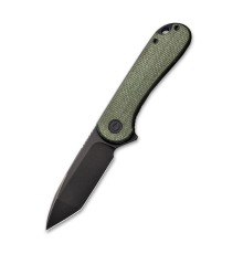 Складной нож CIVIVI Elementum D2 Steel Black Stonewashed Handle Green Micarta