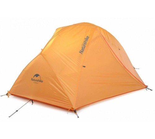 Палатка Naturehike Star-River 2 Updated NH17T012-T 210T сверхлегкая двухместная с ковриком, оранжевая, 6927595716519