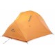 Палатка Naturehike Star-River 2 Updated NH17T012-T 210T сверхлегкая двухместная с ковриком, оранжевая, 6927595716519
