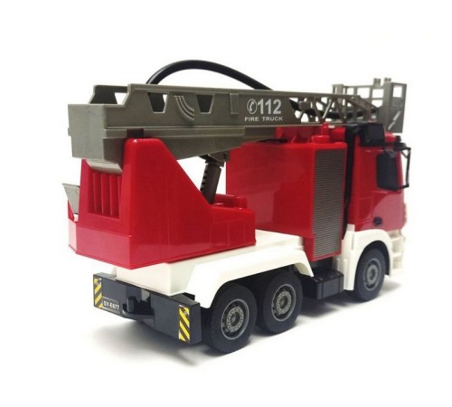 Радиоуправляемая пожарная машина Double Eagle Mercedes-Benz ANTOS 1/26 2.4G брызгает водой RTR