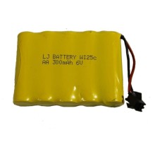 Аккумулятор Ni-Cd 300mAh, 6V, SM для Double Eagle E549-003, E712-003, E713-003