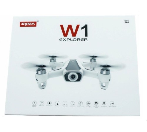 Р/У квадрокоптер Syma W1 brushless с FPV трансляцией Wi-Fi, барометр, GPS, 6-AXIS, 2.4G RTF