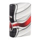 Зажигалка Zippo Flame Design с покрытием White Matte, латунь/сталь, белая, матовая, 38x13x57 мм