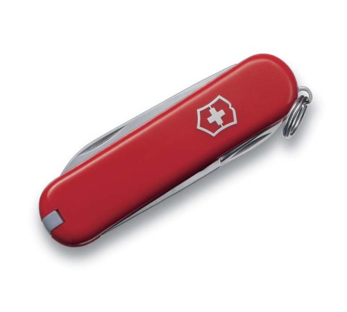 Нож-брелок VICTORINOX Classic SD, 58 мм, 7 функций, красный