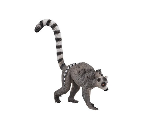 Фигурка KONIK Кошачий лемур с детенышем