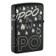 Зажигалка ZIPPO Classic с покрытием Black Matte, латунь/сталь, черная, матовая, 38x13x57 мм