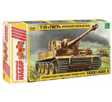 Сборная модель ZVEZDA Немецкий тяжелый танк T-VI «Тигр», подарочный набор, 1/35