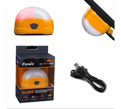 Фонарь Fenix CL20Ror оранжевый