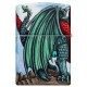 Зажигалка Zippo Dragon с покрытием White Matte, латунь/сталь, разноцветная, матовая, 38x13x57 мм