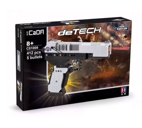 Конструктор CADA deTech пистолет MK 23 (412 деталей)