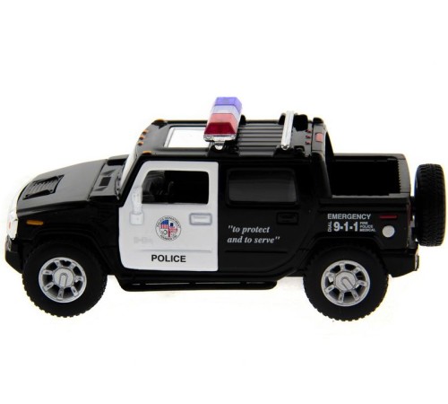 Машина Kinsmart 1:40 Hummer H2 Police инерция (1/12шт.) б/к
