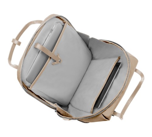 Сумка-рюкзак VICTORINOX Victoria Harmony 15,6'', золотистая, нейлон/кожа/микрозамша, 28x13x41 см