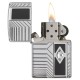 Зажигалка ZIPPO Armor® с покрытием High Polish Chrome, латунь/сталь, серебристая, 38x13x57 мм
