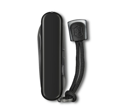 Нож-брелок VICTORINOX Signature Lite Onyx Black, 58 мм, 8 функций, чёрный