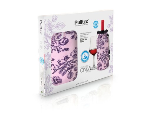 Рубашка для охлаждения вина и шампанского Pulltex Cooler Bag Roses