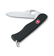 Нож перочинный VICTORINOX Sentinel Clip, 111 мм, 5 функций, с фиксатором лезвия, чёрный