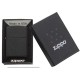 Зажигалка ZIPPO Classic с покрытием Black Crackle™, латунь/сталь, чёрная, матовая, 38x13x57 мм