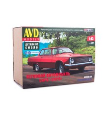 Сборная модель AVD Автомобиль Заря (на узлах Волги ГАЗ-21), 1/43
