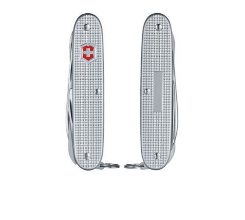 Нож перочинный VICTORINOX Farmer X Alox, 93 мм, 10 функций, алюминиевая рукоять, серебристый