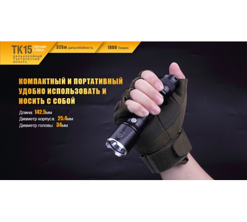Фонарь Fenix TK15UE2016bk