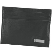 Зажим для денег с клипсой VICTORINOX Altius 3.0 Rome, чёрный, натуральная кожа наппа, 10x1x8 см