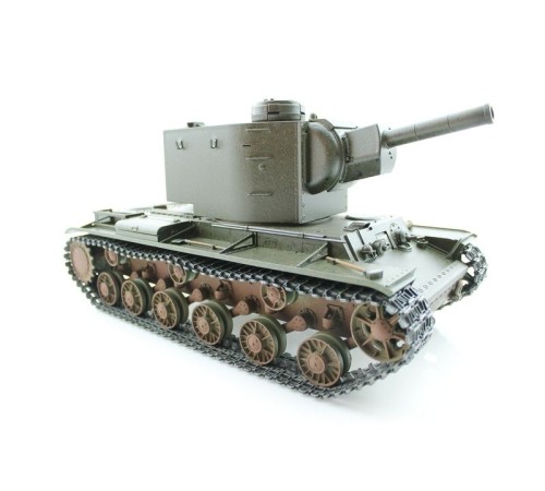 P/У танк Torro КВ-2 1/16  2.4G, СССР, зеленый, ВВ-пушка, деревянная коробка