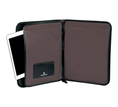 Папка для планшета VICTORINOX Lexicon Professional Reforma, с блокнотом, чёрная, нейлон, 28x3x35 см