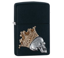 Зажигалка ZIPPO Classic с покрытием Black Matte, латунь/сталь, чёрная, матовая, 36x12x56 мм