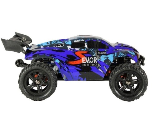 Радиоуправляемая трагги Remo Hobby S EVO-R Brushless UPGRADE V2.0 (синяя) 4WD 2.4G 1/16 RTR