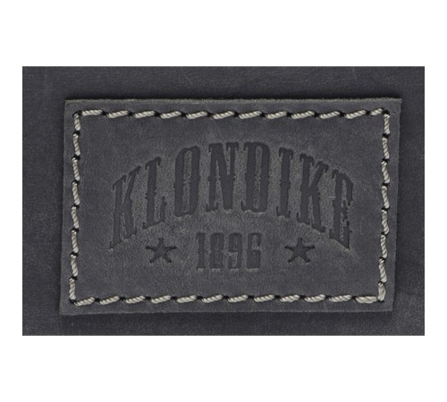 Сумка KLONDIKE Native, натуральная кожа в черном цвете, 35 х 13 х 36 см