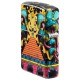 Зажигалка ZIPPO Skull Design с покрытием Glow In The Dark Green,латунь/сталь,разноцветная38x13x57 мм