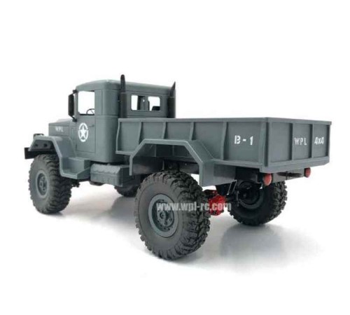 Радиоуправляемая машина WPL B-14R военный грузовик (серый) 1/16 2.4G RTR