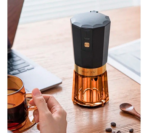Кофемолка Xiaomi Circle Joy Electric Coffee Grinder, янтарно-черная