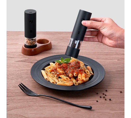Мини мельница электрическая для специй Huohou Black, 14 см