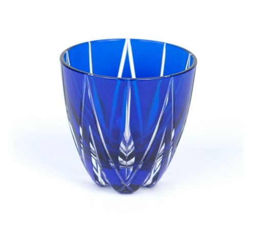 Рюмка TAJIMA GLASS Мерцание звезды 75мл, лазурная