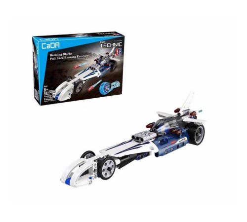 Конструктор CaDA Technic сверхзвуковой гоночный драгстер совместим с C52004W, инерция (144 дет.)