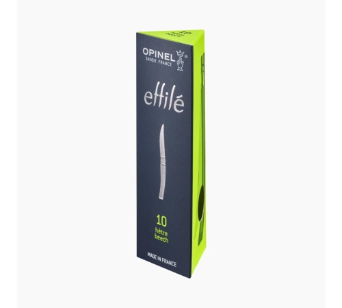 Нож филейный Opinel №10,  нержавеющая сталь, рукоять из дерева бука